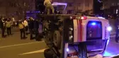 ÇANAKKALE - Taksi ile ambulans çarpıştı: 5 yaralı