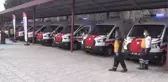 KAHRAMANMARAŞ - Sağlık Bakanlığınca gönderilen 10 ambulans törenle hizmete alındı