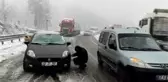 ZONGULDAK - Kar yağışı etkisini sürdürüyor