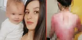 Cani koca, kendisini kahvaltı için uyandıran eşini ve küçük kızını kaynar suyla haşladı