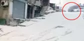 Kayıp düşen kişiye otomobil çarptı, feci kaza kamerada