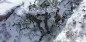 Soğuk hava şelaleyi ve göleti dondurdu