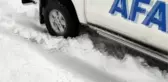 Kardan kapanan yolda mahsur kalan iki kişi AFAD ekiplerince kurtarıldı