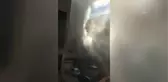 Oto tamirhanesinde yangın