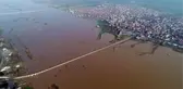 'Turuncu alarm' verilen Ergene Nehri taştı, bölge su altında kaldı