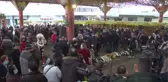 SARAYBOSNA - Bosna'daki pazar yeri katliamının kurbanları 27. yılında törenle anıldı