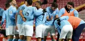 Manchester City, Liverpool'u deplasmanda 18 yıl sonra yenmeyi başardı