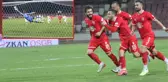 Balıkesirsporlu Taşkın Çalış, Akhisarspor'a 3 frikik golü birden attı