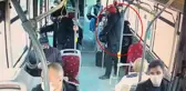 Belediye otobüsünde çarşaflı kadına saldırı anının görüntüleri ortaya çıktı