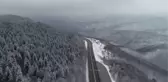 Drone - Bolu Dağı'nda kar yağışı etkili oluyor