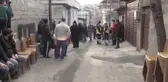 KAHRAMANMARAŞ - Şehit Uzman Çavuş Hüseyin Sarı'nın evine Türk bayrağı asıldı