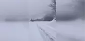 KASTAMONU - Rahatsızlanan hasta, paletli kar ambulansıyla hastaneye kaldırıldı