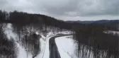 KIRKLARELİ - (Drone) - Yıldız Dağları ve longoz ormanları kar yağışıyla beyaza büründü