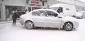 Şebinkarahisar'da kar yağışı etkili oldu