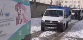 Soğuktan etkilenen hayvanlar için sokaklara kulübeler yerleştirildi