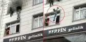 İstanbul'da can pazarı! Yangında mahsur kalan çocukların kurtarılma anı kamerada