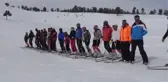 Kayakçılar, Türkiye Alp Disiplini A Grubu müsabakalarına hazırlanıyor