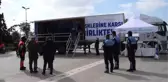 Silivri'de deprem simülasyon tırında farkındalık eğitimi