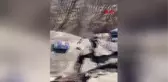 ABD'de otoyolda heyelan faciası