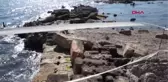 MERSİN Deniz çekildi antik liman ortaya çıktı