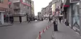Havalar bozunca Aksaray sokakları boş kaldı