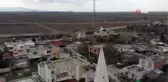 Cami minaresindeki yuva 40 yıldır leyleklere ev sahipliği yapıyor