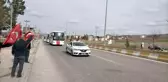 Suriye'ye hareket eden tabura vatandaşlardan sevgi seli