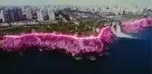 Doğaseverlerden sert tepki! Antalya'nın 'falez ışıklandırma projesi' pavyona benzetildi