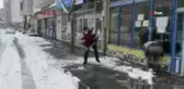Bulanık'ta kar yağışı