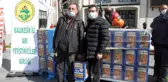 Balıkesir'de arıcılara 6045 teneke arı yemi dağıtıldı