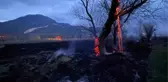 Burdur'da 50 dönüm sazlık yandı