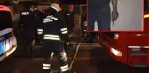 Evini ateşe veren şahıs, itfaiye ekiplerini bıçakla karşıladı