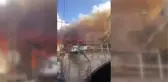 Dereiçi Köyü'nde yangın (1)