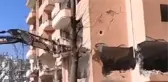 Son dakika haber | Bursa'da 6'şar katlı 2 binanın kontrollü yıkımı kamerada