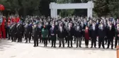 Denizli'de Çanakkale Zaferi'nin 106. yılı nedeniyle Şehitlikte anma töreni