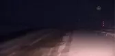 Kop Dağı Geçidi'nde kar yağışı ve tipi etkili oluyor