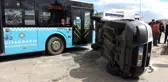 Kural ihlali yapıp cep yola girmek istedi, 5 kişinin yaralanmasına neden oldu