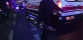 ZONGULDAK Refüje devrilen otomobilin sürücüsü yaralandı