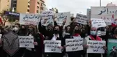 Lübnanlı kadınlar, hayat pahalılığı ve gençlerin iş için yurt dışına çıkmak zorunda kalmasını protesto etti