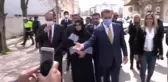 TDP Genel Başkanı Sarıgül, Kilis'te roket düşen alana karanfil bıraktı