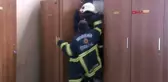 ANKARA-Down sendromlu Ramazan'ın itfaiyeci olma hayali gerçek oldu