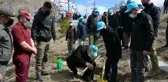 Hakkari'de bin 500 fidan toprakla buluşturuldu