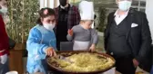 Son dakika haber! Down sendromlu çocuklar, Kilis'in tescilli cennet çamuru tatlısını yaptı