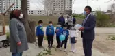 Anaokulu öğrencileri Kovid-19'la mücadele için farkındalık etkinliği düzenledi