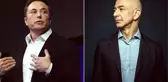 Jeff Bezos ve Elon Musk'ın 17 yıl önce çekilmiş fotoğrafı sosyal medyada gündem oldu