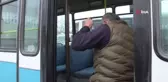 Özel halk minibüsleri dezenfekte ediliyor