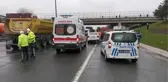 TEM Otoyolu'ndaki zincirleme trafik kazasında 4 kişi yaralandı
