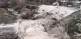 Tunceli'de kuvvetli sağanak taşkına neden oldu