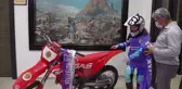 AFYONKARAHİSAR - Genç sporcu Irmak Yıldırım, Dünya Kadınlar Motokros Şampiyonası'nda mücadele edecek