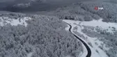 Karabük'ün yüksek kesimlerinde kar yağışı devam ediyor